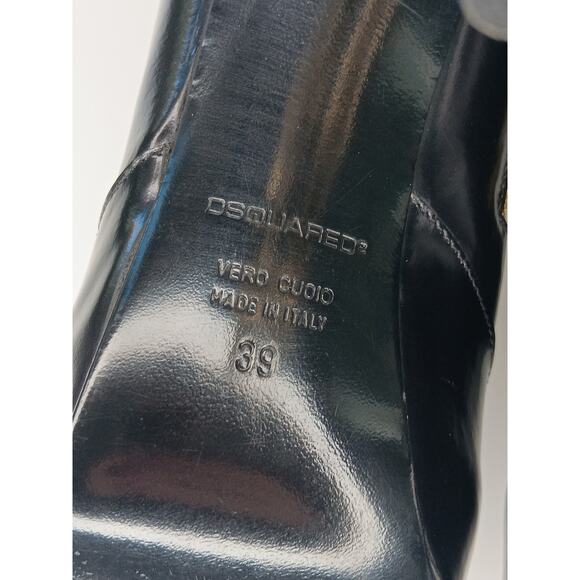 Dsquared Ankle Bootie Women's Size 39 5" Heel - Picture 14 of 16